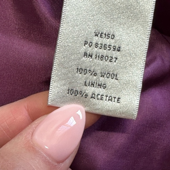 Boden 100% Wool Blazer Women's 10 Runs Small Lined Single Breast Teal Blue - Picture 12 of 13